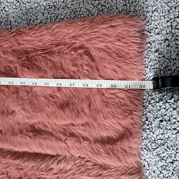 🐰 Free People Fuzzy Open Front Cardigan - Pink - Picture 14 of 15